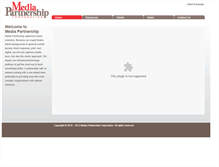 Tablet Screenshot of mediapartnership.com